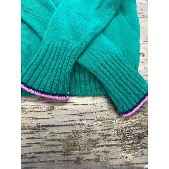 Vintage Susan Bristol Green with Flowers Sweater - Picture 6 of 6